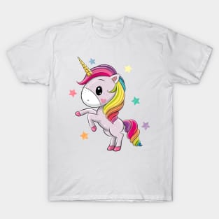 Cute unicorn. Very beautiful design for kids. T-Shirt